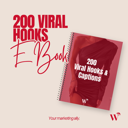 200 Viral Hooks Ebook With MRR