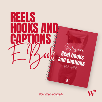 Reels, Hooks & Captions Ebook With MRR