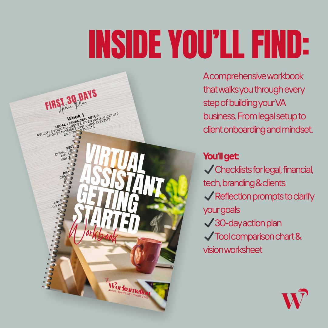 Virtual Assistant Getting Started Workbook