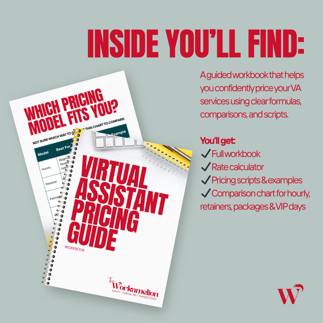 Virtual Assistant Pricing Guide Workbook